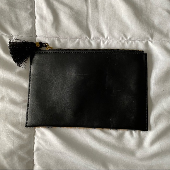 J. Crew Leopard Print Medium Clutch - Picture 5 of 7